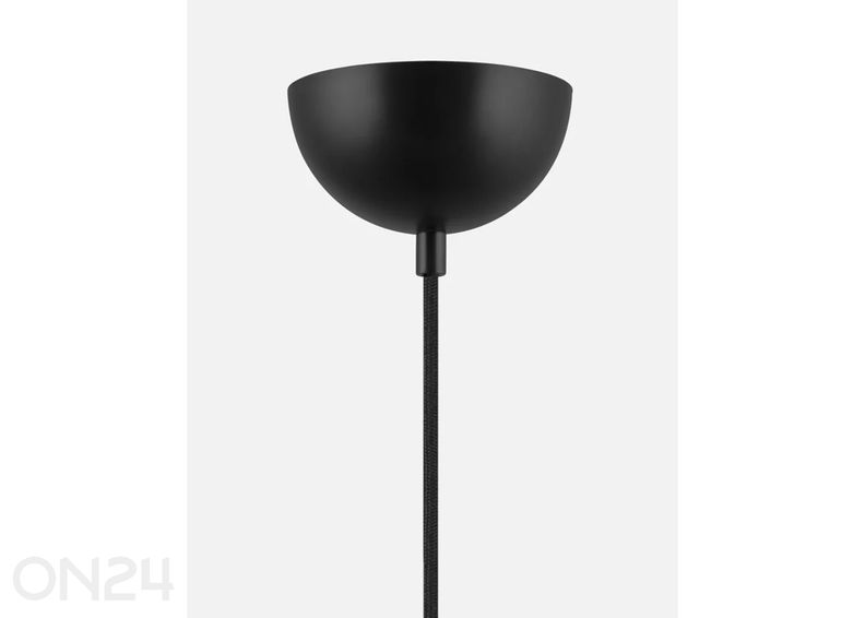 Tekstiilikaapeli pyöreä 120 cm, musta kuvasuurennos