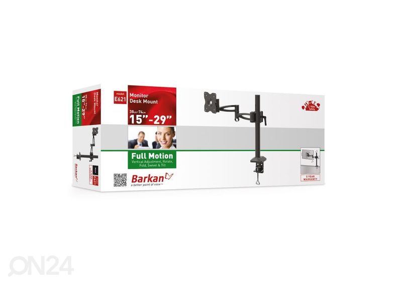 Television pöytäteline Barkan E621.B 13"- 29" kuvasuurennos