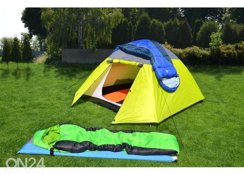 Teltta 3 hengelle 210 + 110x210 cm PU3000 mm kuvasuurennos