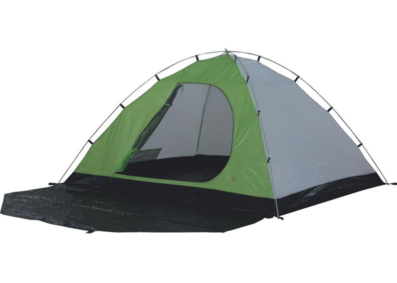 Teltta 4 mesos tummanharmaa / vihreä High Peak kuvasuurennos