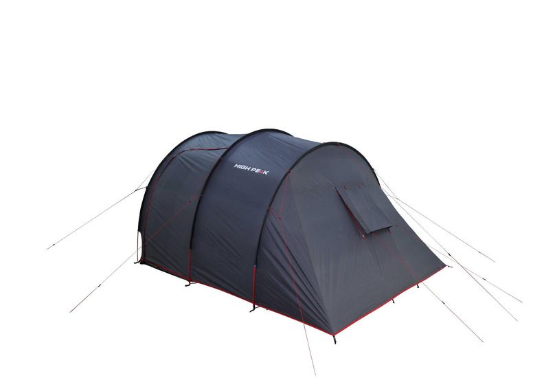 Teltta Anconan 5 tummanharmaa / punainen High Peak kuvasuurennos