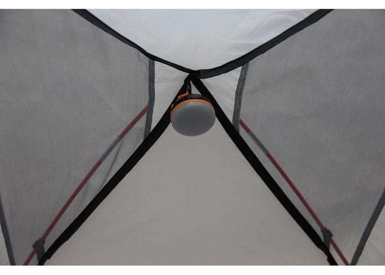 Teltta Kira 4 tummanharmaa / punainen High Peak kuvasuurennos