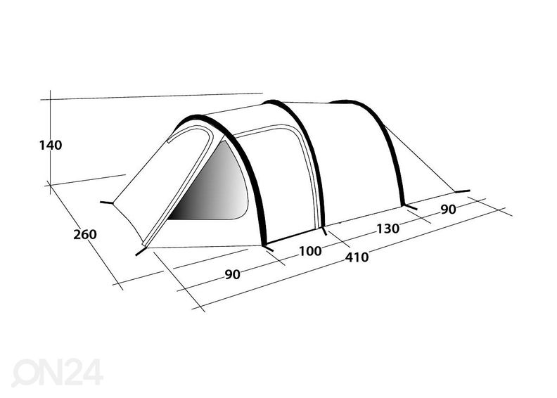 Teltta Outwell Earth 4 kuvasuurennos