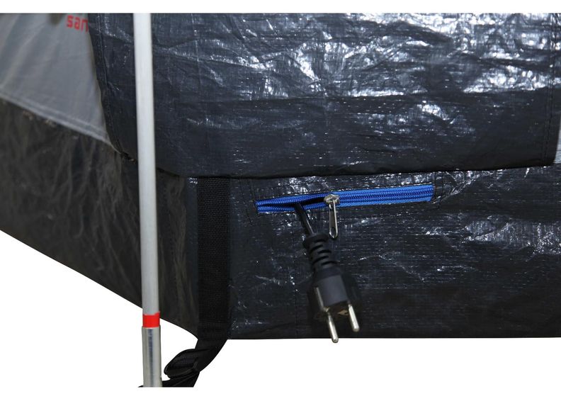 Teltta Santiago 5 harmaa / sininen High Peak kuvasuurennos