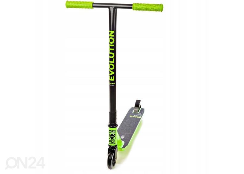 Temppupotkulauta Raven Rookie Lime kuvasuurennos