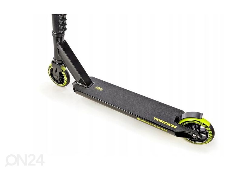 Temppupotkulauta Raven Torden musta/limevihreä 110 mm kuvasuurennos