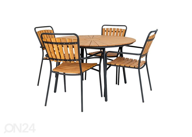 Terassipöytä Cincinnati Ø130 cm kuvasuurennos