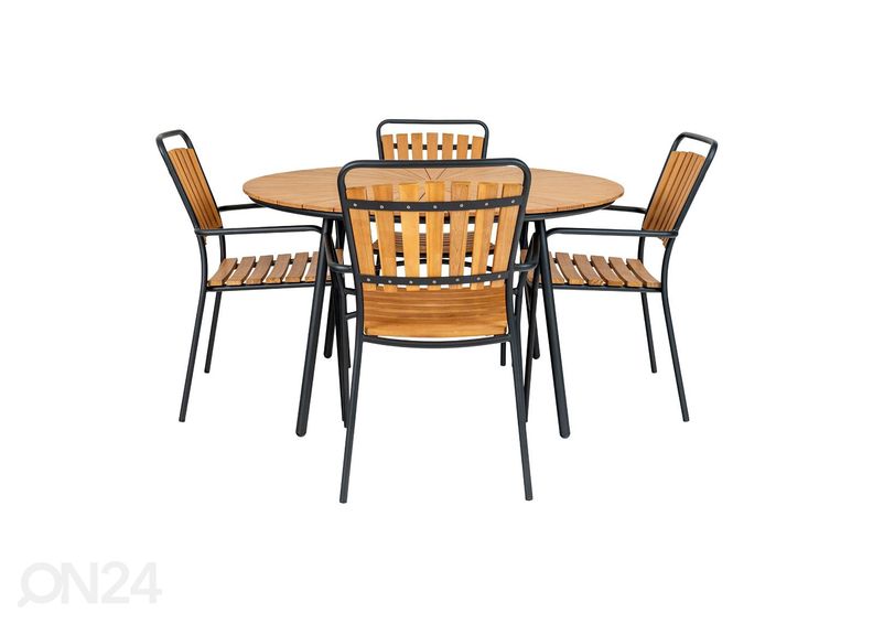 Terassipöytä Cincinnati Ø130 cm kuvasuurennos