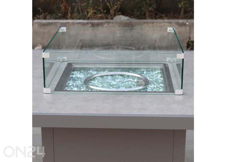 Terassipöytä + kaasukamiina Rio kuvasuurennos