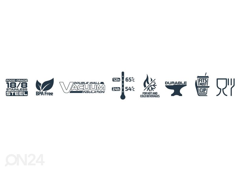 Termospullo Arctixsport 0,5 L Oliivi kuvasuurennos