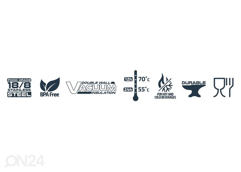 Termospullo Arctixsport 0,8 L Oliivi kuvasuurennos