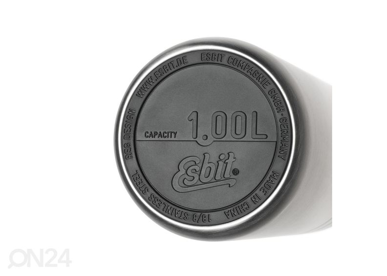 Termospullo MAJORIS 1 L musta kuvasuurennos