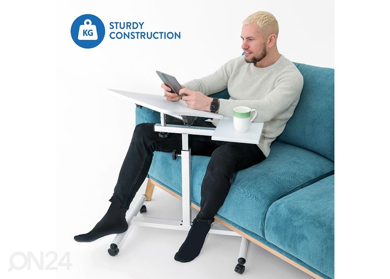 Tietokonepöytä Tatkraft Bianca kuvasuurennos