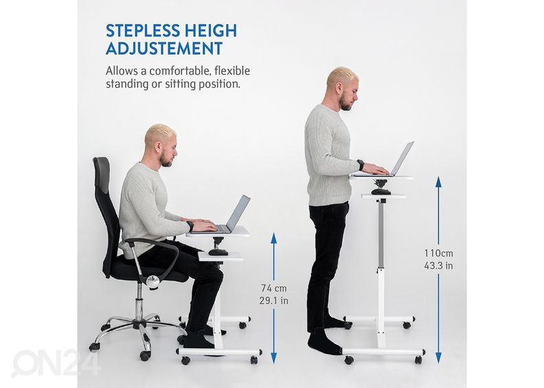 Tietokonepöytä Tatkraft Bianca kuvasuurennos