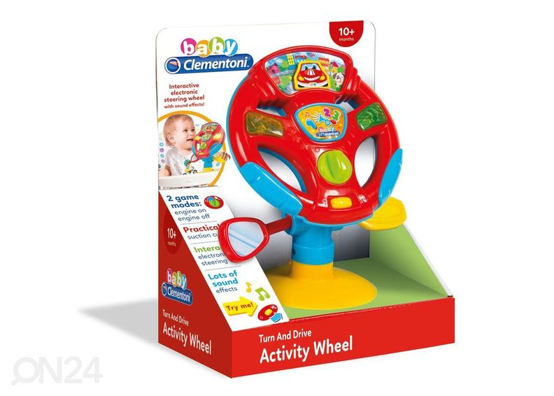 Toiminta ohjauspyörä kierrä ja aja kuvasuurennos