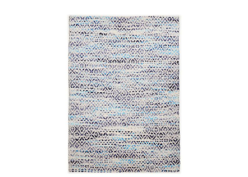 Tom Tailor matto Smooth Comfort Diamond 160x230 cm, sininen kuvasuurennos