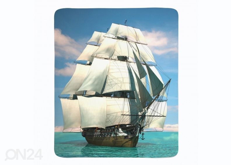 Torkkupeitto Beautiful Schooner 130x150 cm kuvasuurennos