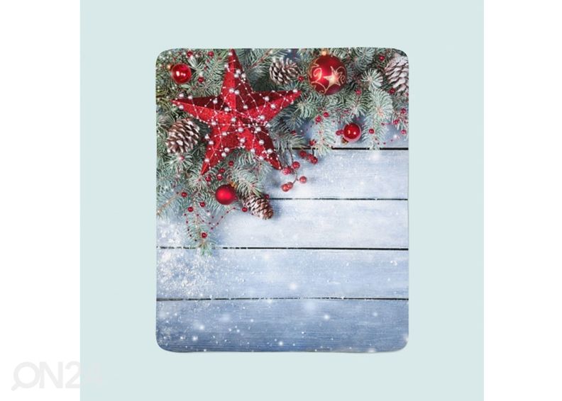 Torkkupeitto Christmas Red Star 130x150 cm kuvasuurennos