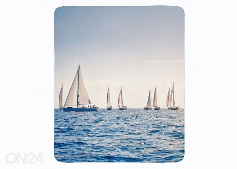 Torkkupeitto Sea and Sailboats 130x150 cm kuvasuurennos