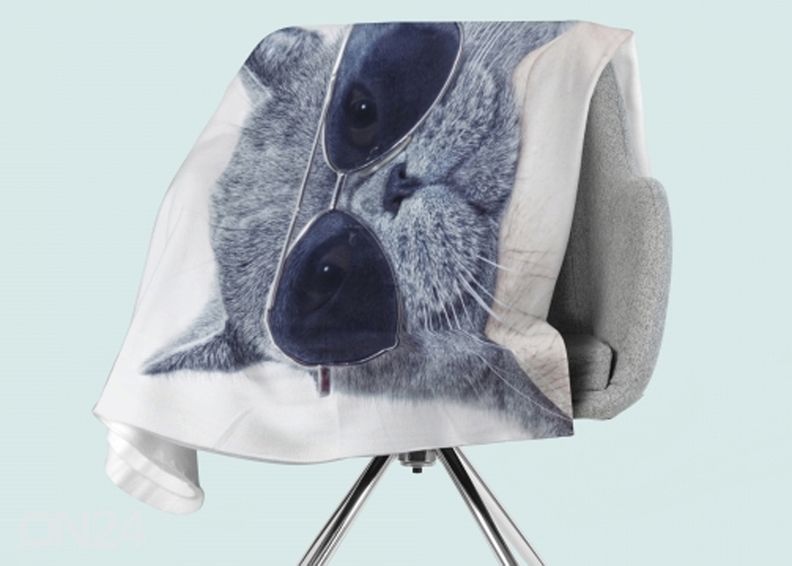 Torkkupeitto Stylish Cat 130x150 cm kuvasuurennos
