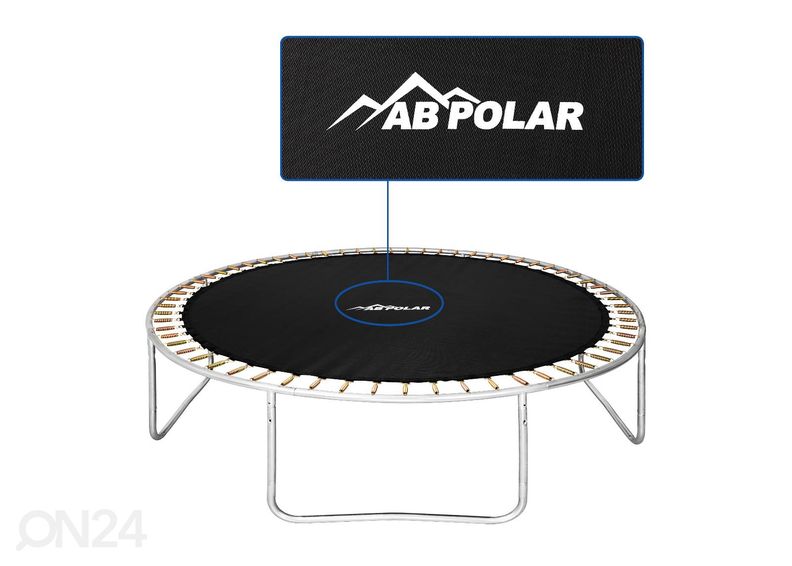 Trampoliini 3,05 m turvaverkolla kuvasuurennos
