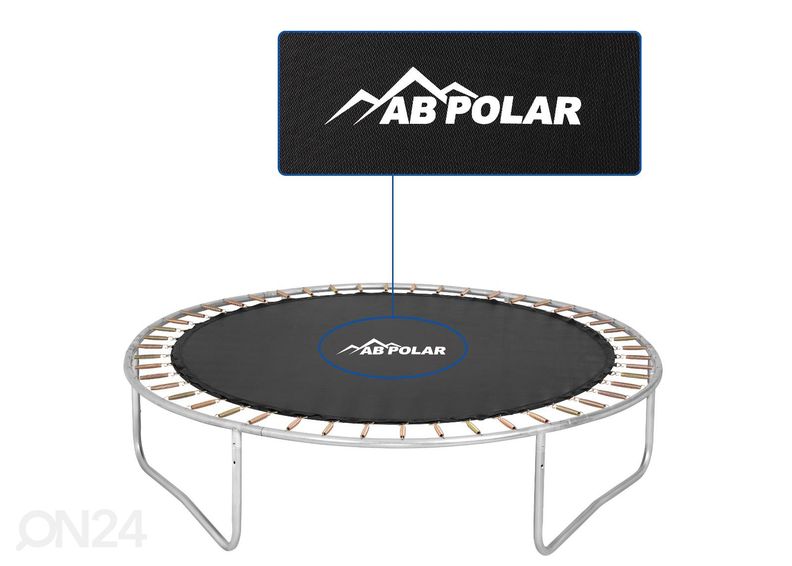 Trampoliini turvaverkolla 2,44 m kuvasuurennos