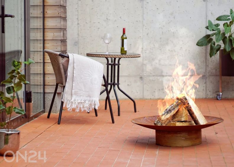 Tulisija Hestia Rust Ø 58 cm kuvasuurennos