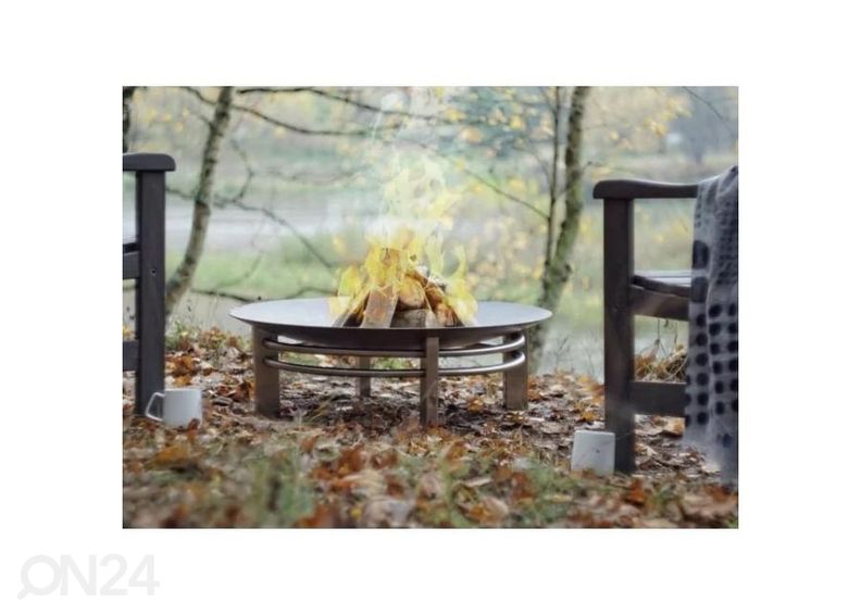 Tulisija Nova Stainless Steel Ø 80 cm kuvasuurennos