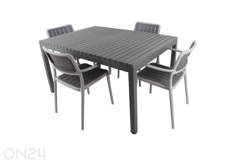 Tuoli Gress In&Out tummanharmaa kuvasuurennos