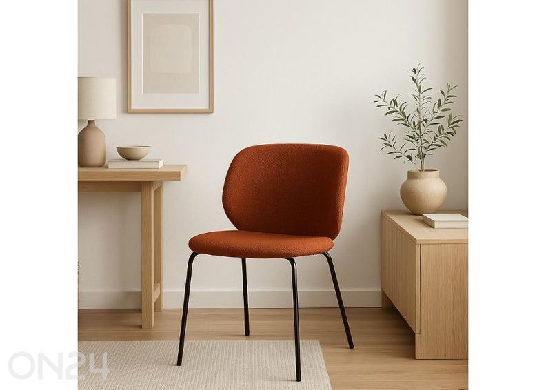 Tuoli Harrington, terrakotta/musta kuvasuurennos