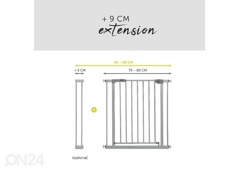 Turvaportti 75-80 cm Hauck Essential Stop N Safe 2 kuvasuurennos