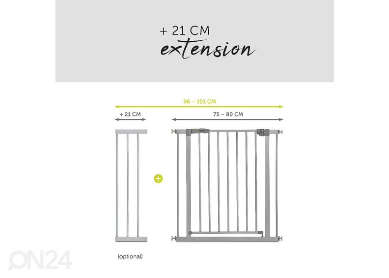 Turvaportti 75-80 cm Hauck Essential Stop N Safe 2 kuvasuurennos