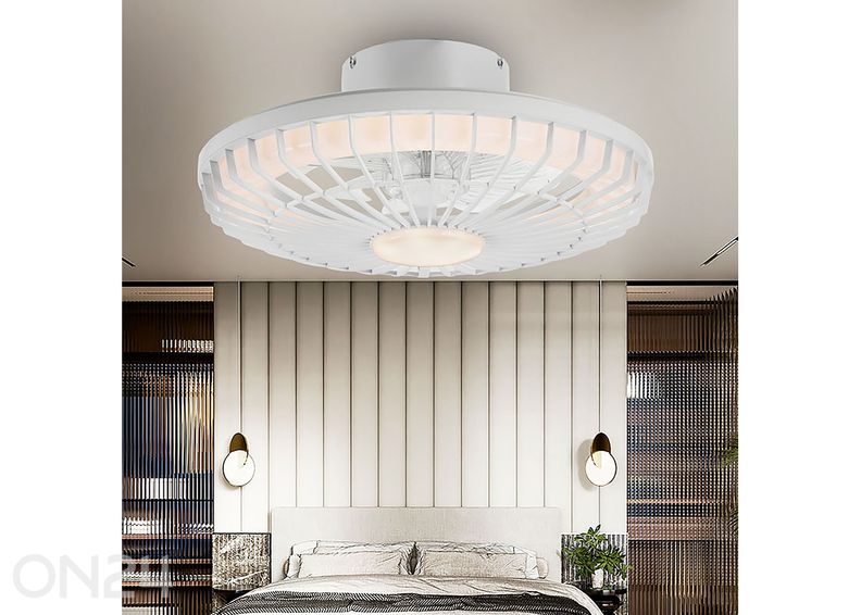 Tuuletinvalaisin Milano LED kuvasuurennos