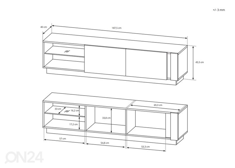TV-taso 187 kuvasuurennos
