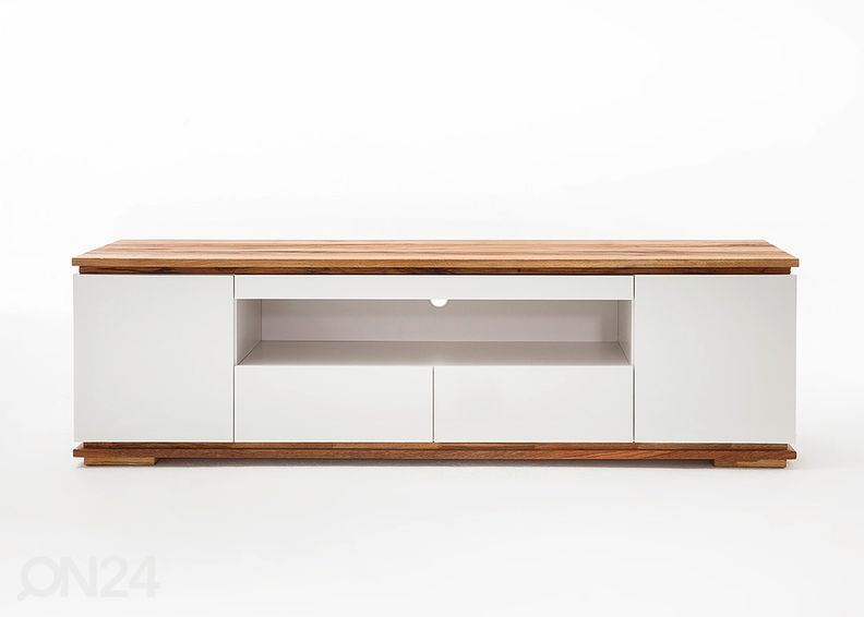 TV-taso Chiaro, valkoinen / tammi kuvasuurennos