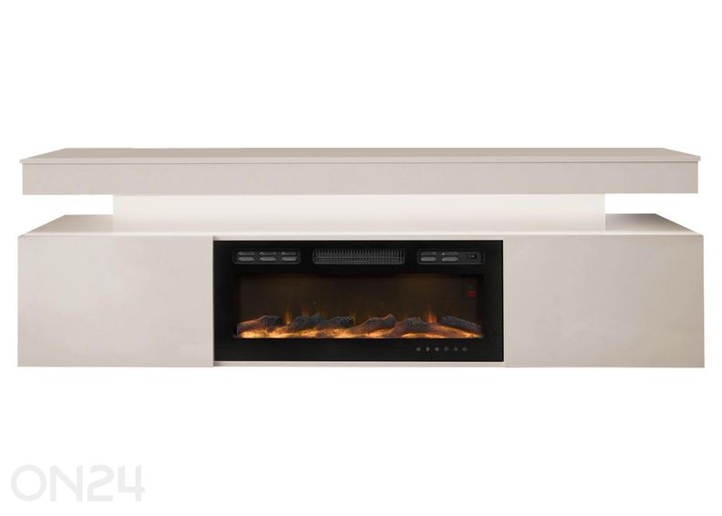 TV-taso Glossa 190 cm + sähkötakka + LED kuvasuurennos