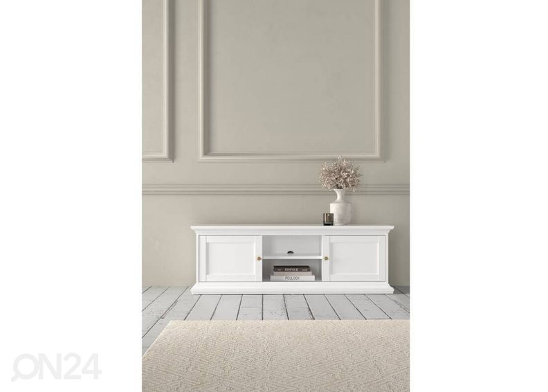 TV-taso Paris 149,5 cm, valkoinen kuvasuurennos
