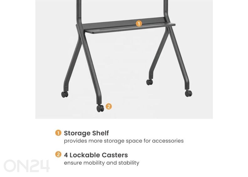 TV-taso pyörillä kuvasuurennos