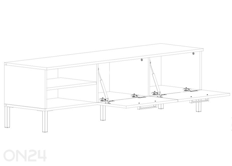 TV-taso Santes 155 cm kuvasuurennos