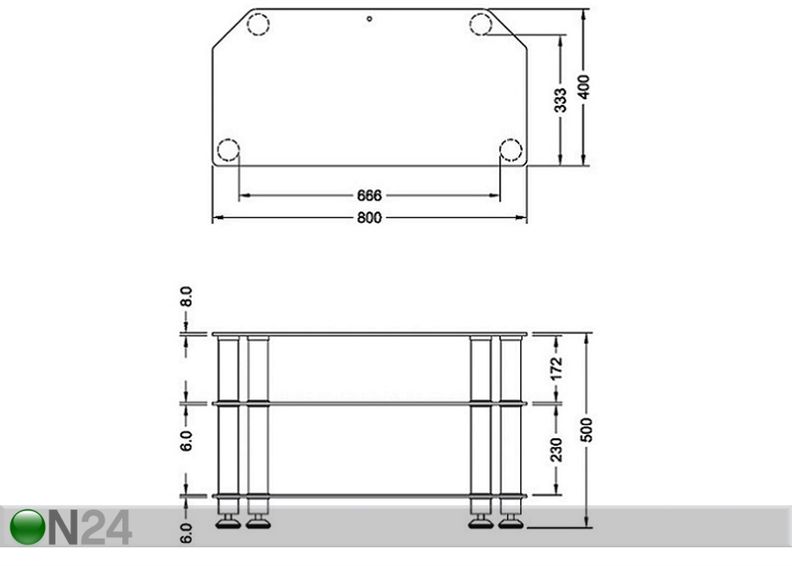TV-taso STIL-STAND 32 kuvasuurennos