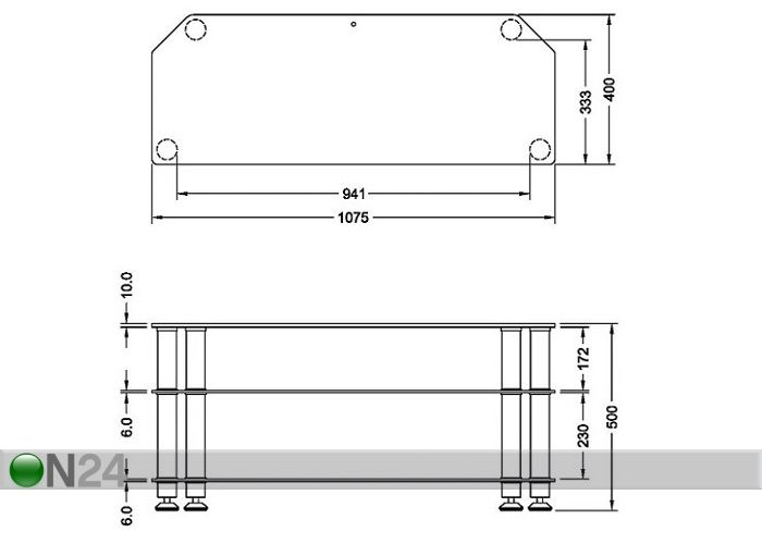 TV- taso STIL-STAND 42 kuvasuurennos