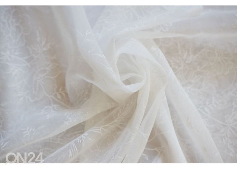 Tylliverho ARGENTO v.05 valkoinen 250x250 cm kuvasuurennos