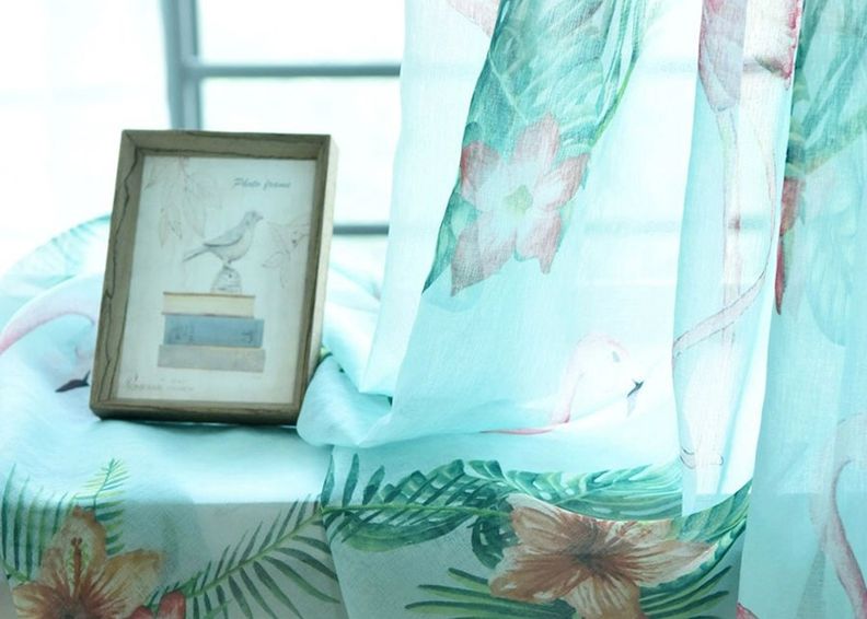 Tylliverho Flamingo 220x250 cm kuvasuurennos