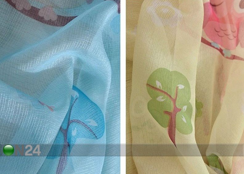 Tylliverhot Owl 300x250 cm kuvasuurennos