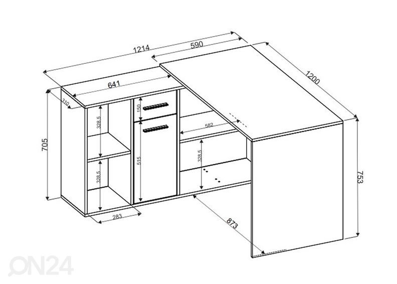 Työpöytä Conzalo II kuvasuurennos