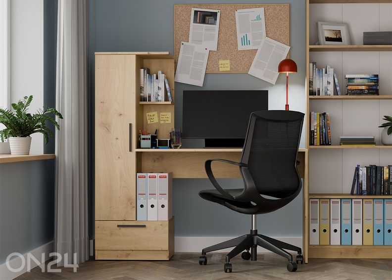 Työpöytä hyllyllä Kosmos kuvasuurennos