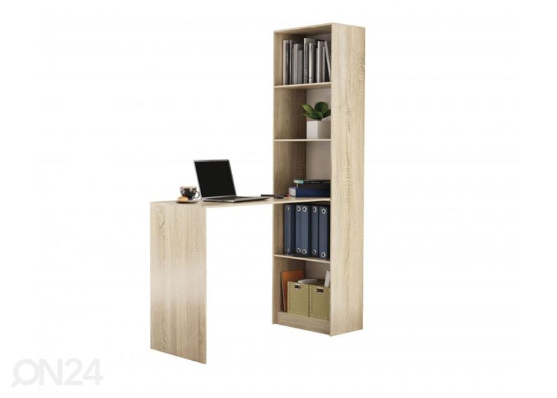 Työpöytä ja hyllykkö Remo kuvasuurennos