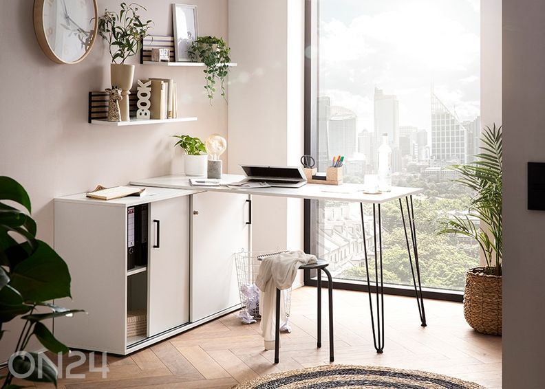 Työpöytä kaapilla Ekko kuvasuurennos