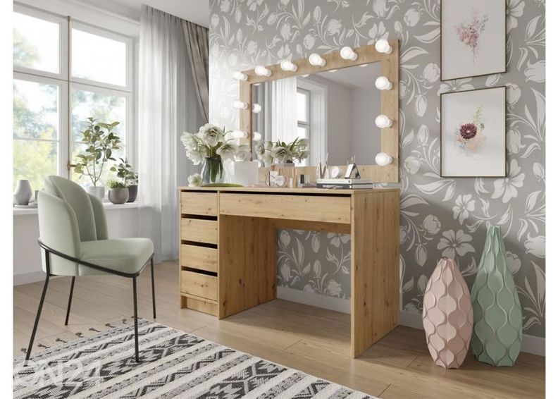 Työpöytä / meikkipöytä Thames 120 cm kuvasuurennos