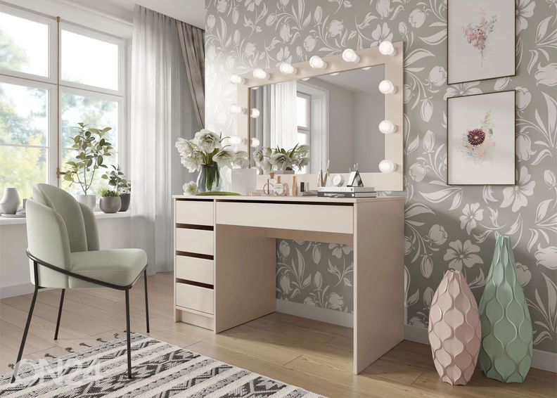 Työpöytä / meikkipöytä Thames 120 cm kuvasuurennos